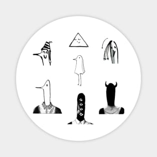 Punpun all forms  pack Magnet